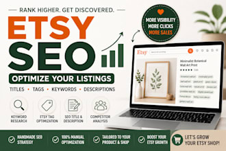 optimize your etsy listings for SEO and keywords
