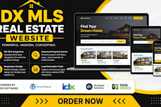 build idx mls real estate website for agent realtor broker lofty kvcore wpforms