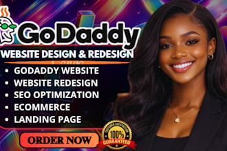 design godaddy website redesign godaddy website develop godaddy website