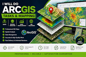do arcgis mapping,spatial analysis and gis data visualization