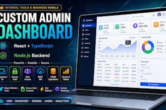 build a react admin dashboard with nodejs backend