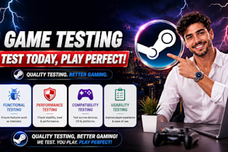 video game testing, beta testing steam game tester gameplay QA tester feedback
