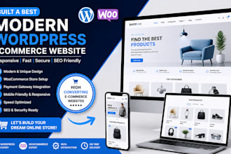built a best modern wordpress ecommerce website