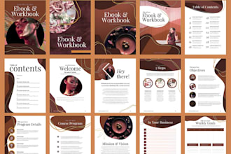 design editable canva templates for planners, journals and workbooks
