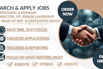 manage your senior and executive job search and application