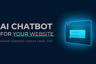 build a custom ai chatbot for your website to capture leads and answer faqs