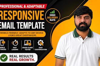 design responsive html email template for optimization of campaign