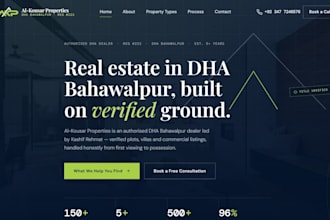 build a professional website for your real estate agency or property dealer