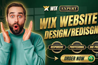 design wix website or wix website redesign