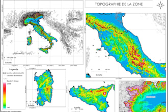 create professional custom maps and cartographic designs
