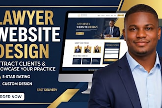 lawyer, law firm and attorney website design legal wordpress website