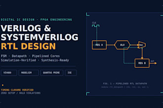 design verilog and systemverilog rtl fpga modules