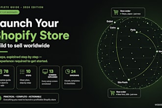 learn to create and launch your shopify store