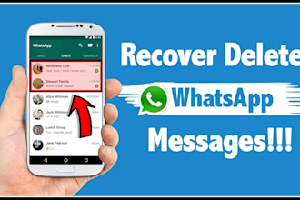 securely retrieve whatsapp deleted messages data recovery image, video, audio