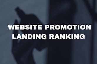 do website ranking landing page promotion design marketing