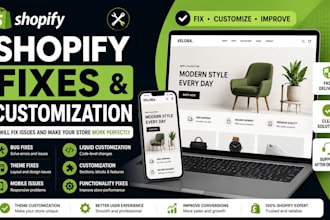fix shopify bugs theme issues and customize your shopify store