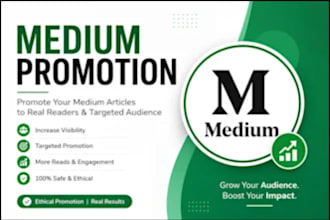 do massive medium article promotion on medium, tumblr, and blogs