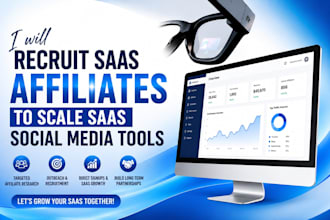 recruit saas affiliates to scale your social media tools
