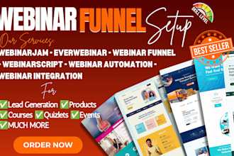 setup webinar funnel webinar automation webinarjam everwebinar integration