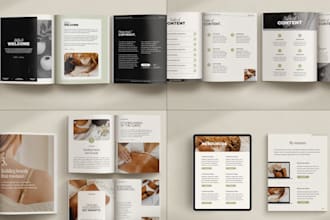design ebook layout, lead magnet PDF, workbook, coaching ebook, conversion PDF