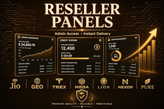 offer reseller panel jio, GEO, trex, mega, lion, nexon, pure in admin price