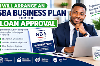 arrange an sba business plan for the loan approval