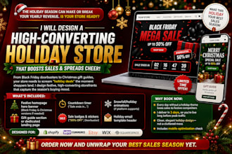 redesign your store for christmas and black friday to boost holiday sales