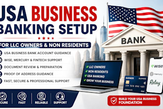 do USA business bank for USA llc owners USA bank creation for non resident
