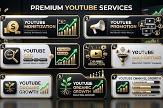 do organic youtube promotion to complete channel monetization