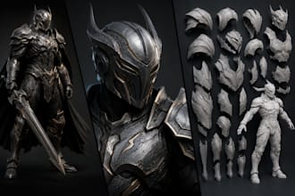 create 3d cosplay, 3d armor, 3d cosplay model