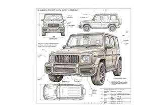 do vehicle blueprint car blueprint drawing 2d drawing reverse engineering gdt