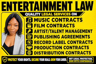 write music contract, producer contract and beat licensing agreement