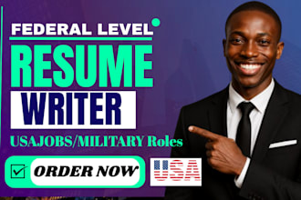 craft an ats federal resume for USA jobs that meet quality opportunities