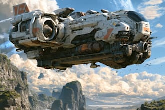 do sci fi spaceship design