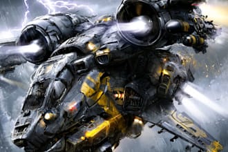 design unique sci fi spaceships and futuristic spacecraft
