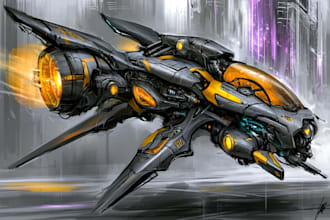 do sci fi spaceship design