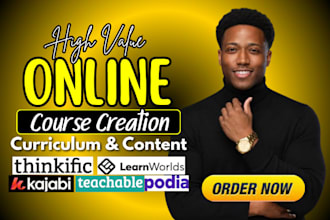 write online course content, course development, and course curriculum