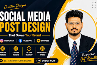 design social media post and story