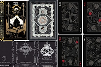 custom card game design couples card game drinking party cards deck box design