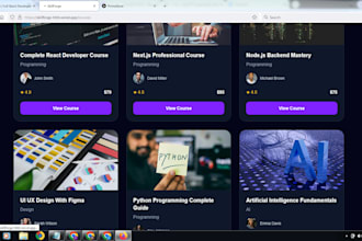 create a complete website for you