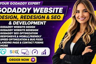 design godaddy website redesign godaddy website,  godaddy SEO, godaddy developer