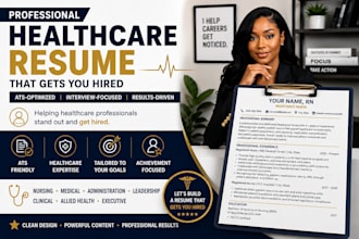write an ats optimized healthcare resume for nursing and medical jobs