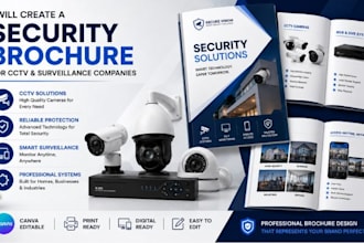 create a security system catalog for cctv and surveillance companies