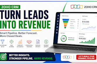 zoho crm sales pipeline lead scoring forecast stage deal tracking report revenue