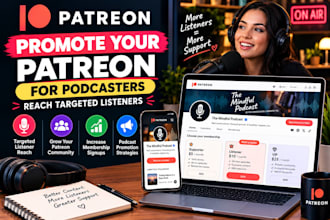 promote your patreon for podcasters and reach targeted listeners