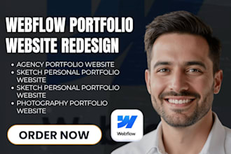 redesign webflow agency portfolio website webflow resume website webflow cv site