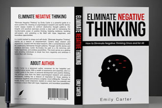 design professional business book cover, nonfriction and self help book cover