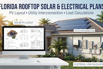 florida rooftop solar layout utility interconnection eletrical load calculation