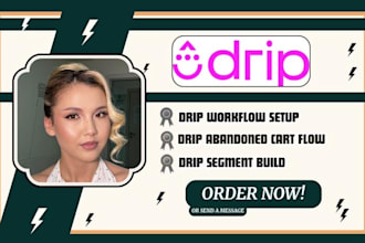 drip email automation drip ecommerce workflow setup