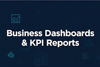 build you an automated google sheets dashboard for KPI reporting
